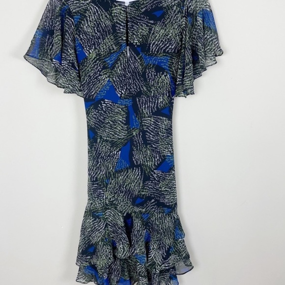 REISS Jungle Printed Sophie Dress - Picture 3 of 7